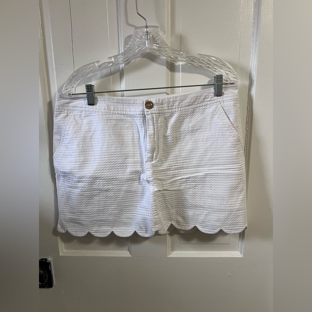 Lilly Pulitzer size 12 resort white Collette skort